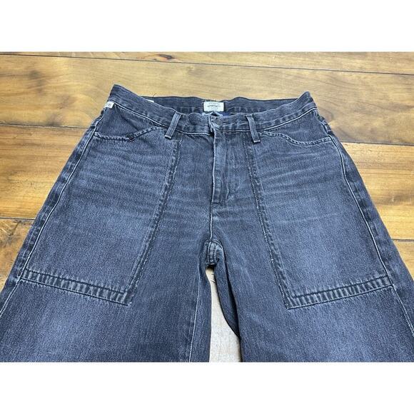 Citizens Of Humanity Melanie High Rise Crop in Black Hawk Jeans Size 26 - Picture 3 of 12